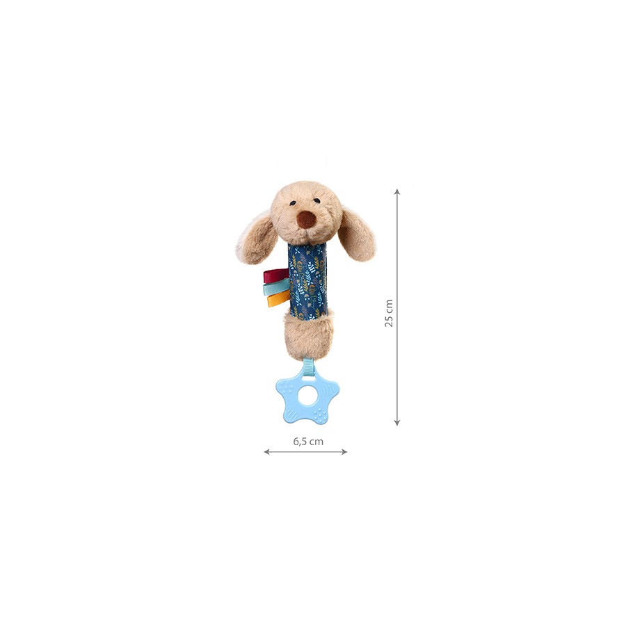 Babyono Piszczek z gryzakiem DOG WILLY - 5901435414606