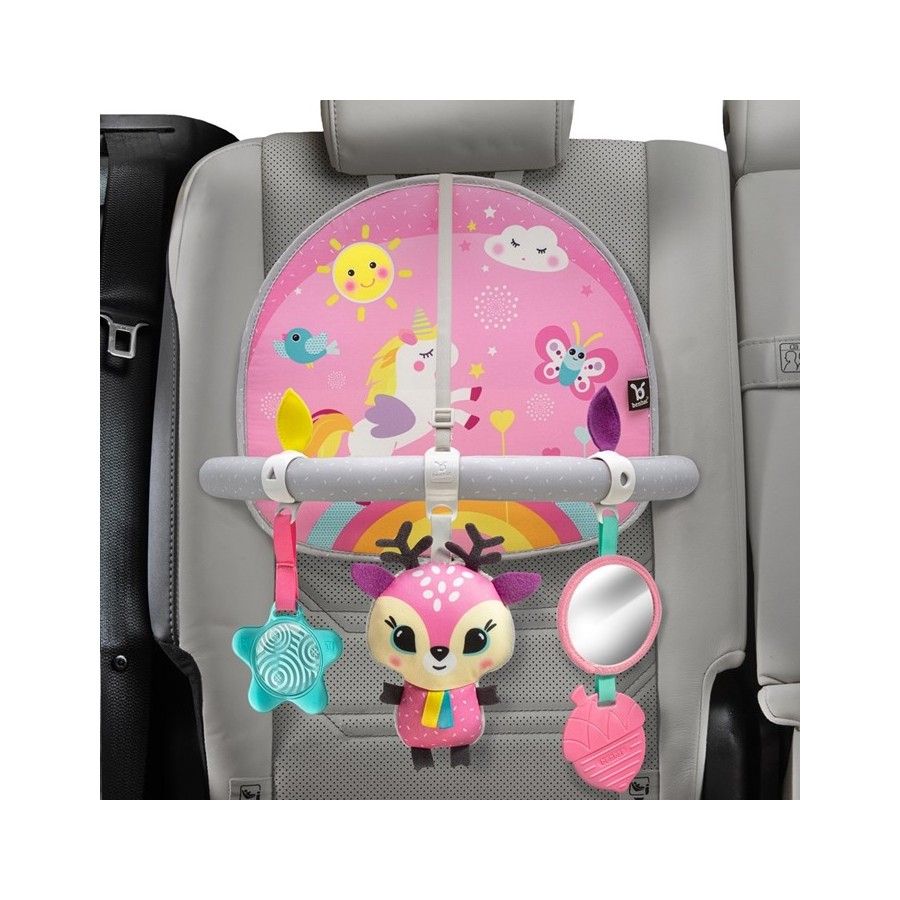 Benbat Un bâton de voyage à deux côtés avec des jouets Unicorn