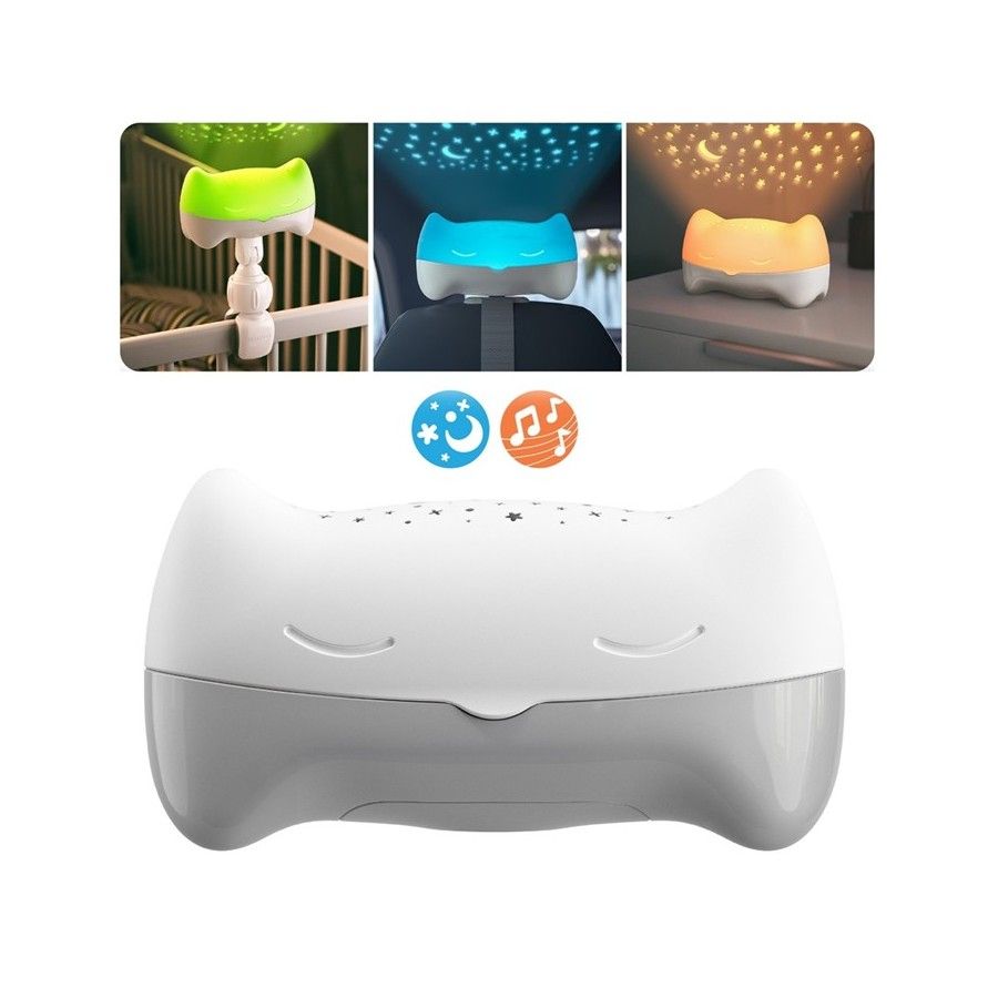 Benbat Projektor i lampka nocna do usypiania 3w1 Hooty