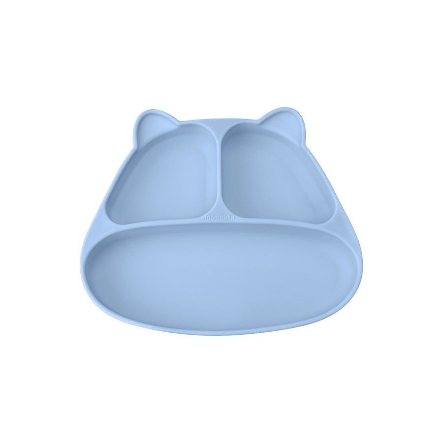 Mombella Talerzyk z Przyssawką Panda Light Blue