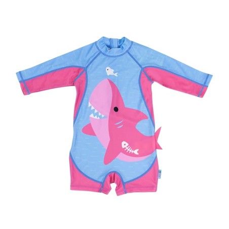 Zoocchini Swimming coverall Pink shark 12-24 months