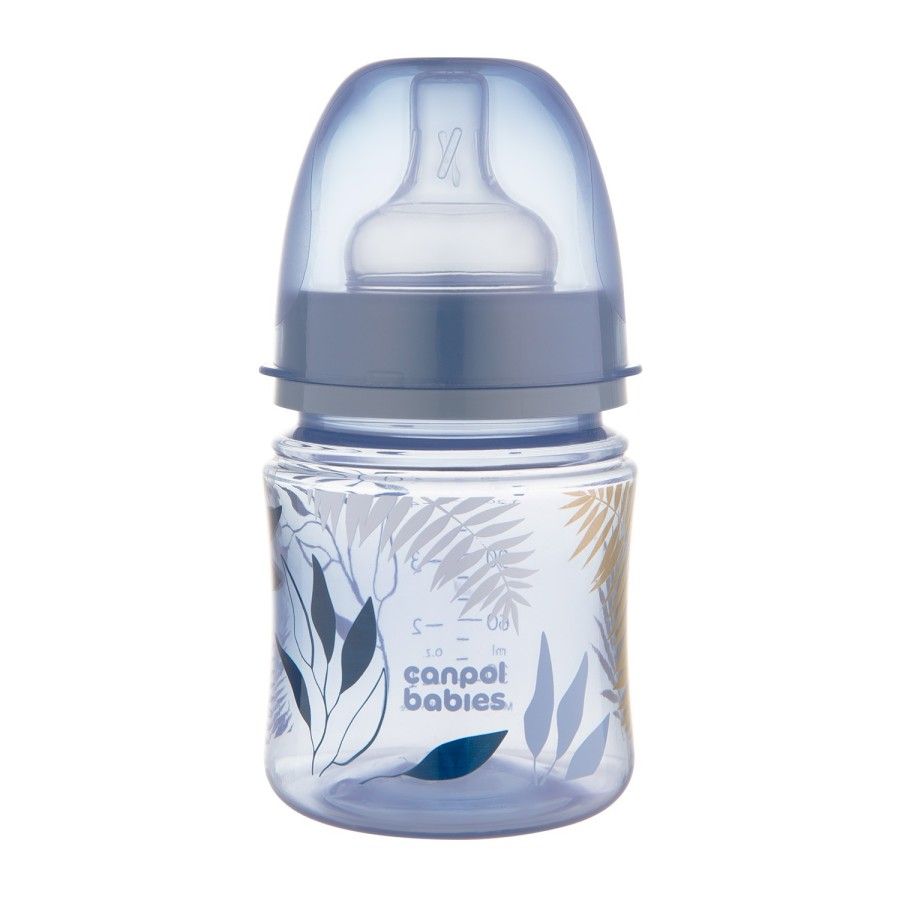 Canpol Csecsemők ellenséges üveg easystart 120ml arany kék -
