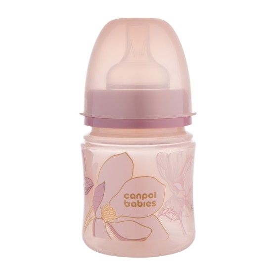 Canpol Babák ellenséges üveg EasyStart 120ml arany rózsaszín -