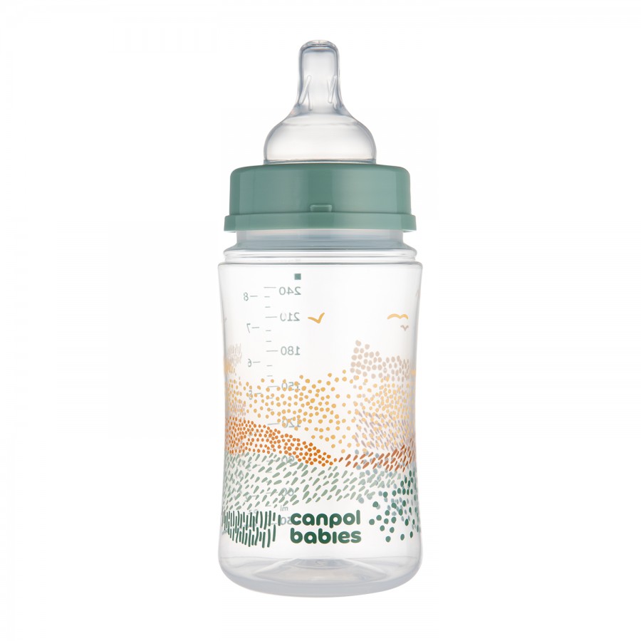 Canpol babies Butelka antykolkowa EasyStart 240ml MOUNTAINS