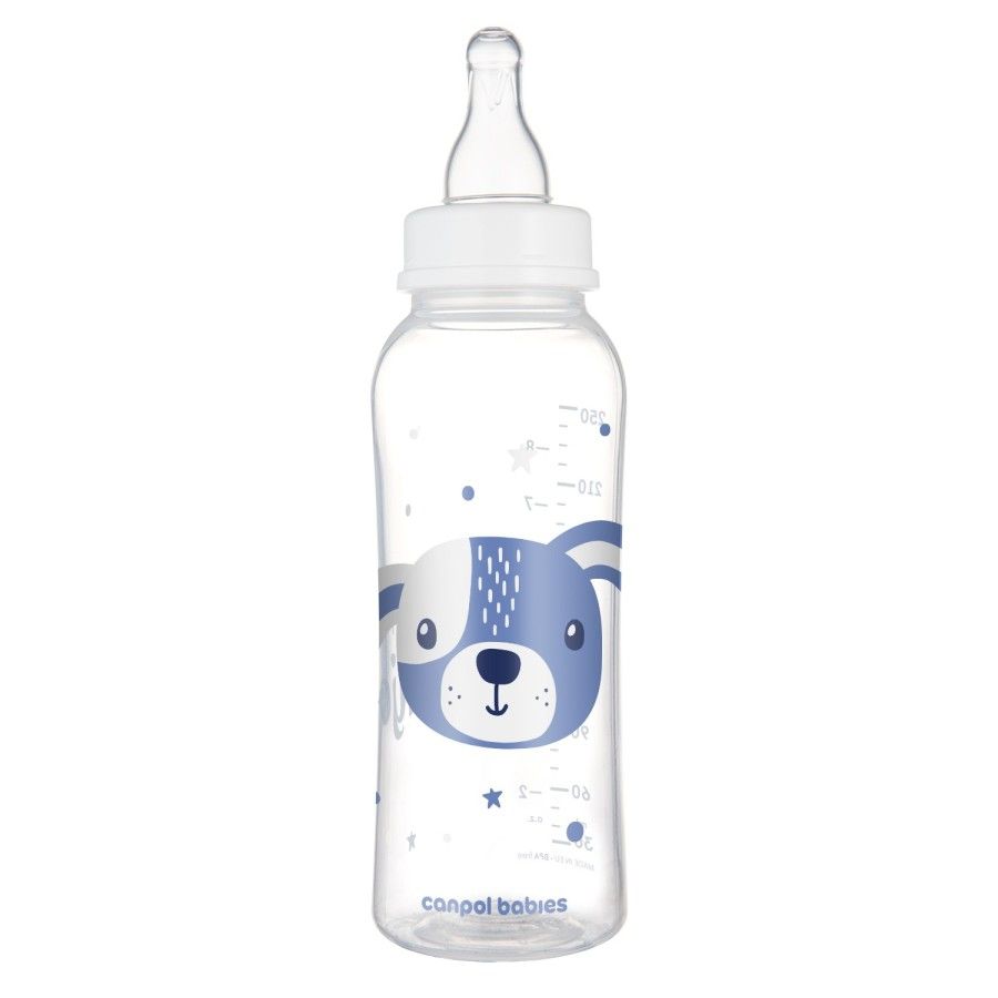 Canpol Baby's standaard fles smalle 250 ml schattige dieren