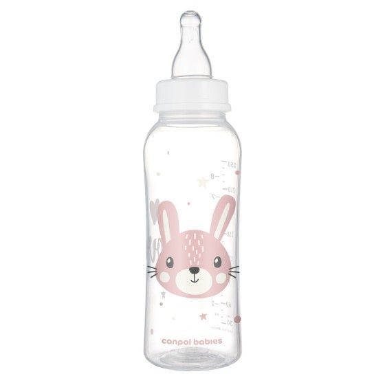 Canpol Botella estándar Botella estrecha 250 ml Animales lindos