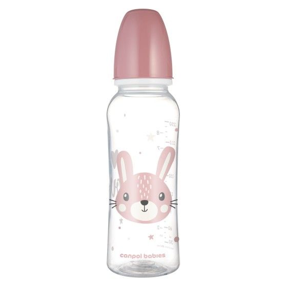 Canpol Babák Standard üveg keskeny 250 ml aranyos állatok
