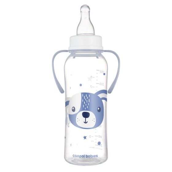 Canpol Babák Standard palack keskeny fogantyúk 120 ml aranyos