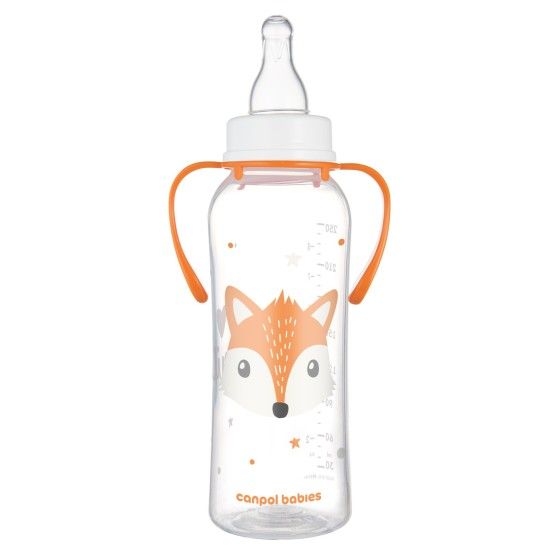 Canpol Babák Standard palack keskeny fogantyúk 120 ml aranyos