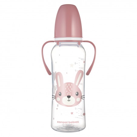 Canpol bébé Bouteille standard étroite avec poignées de 120 ml