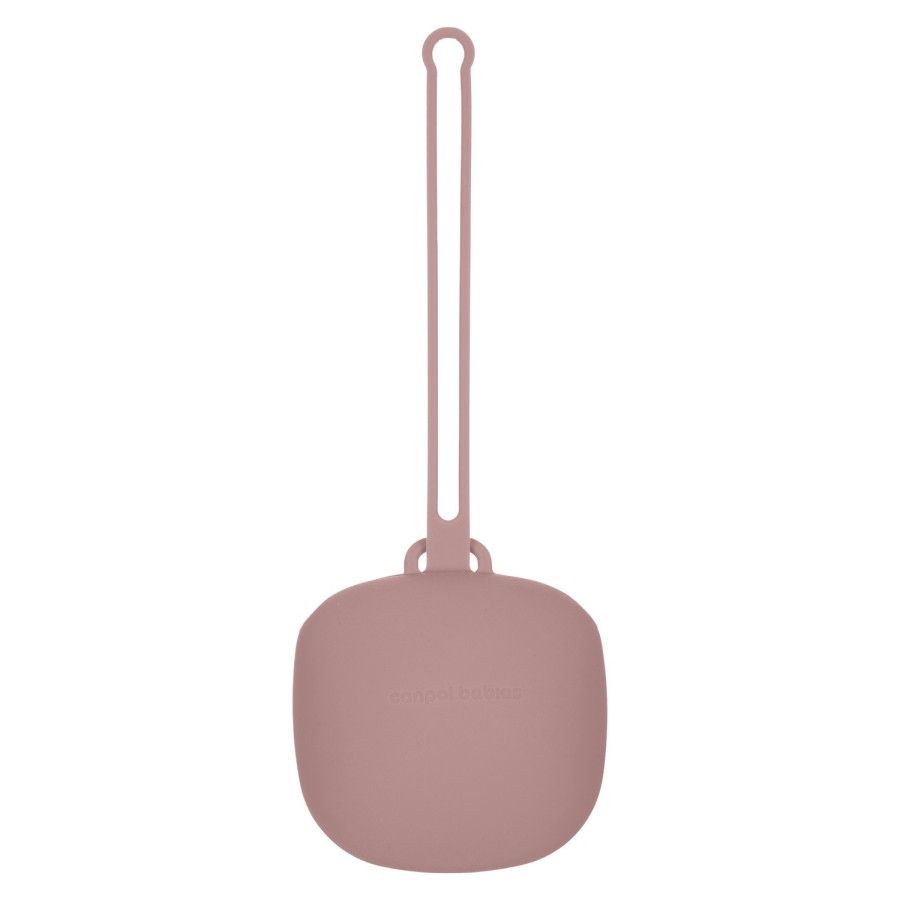 Canpol babies silikonowe etui na smoczki pink