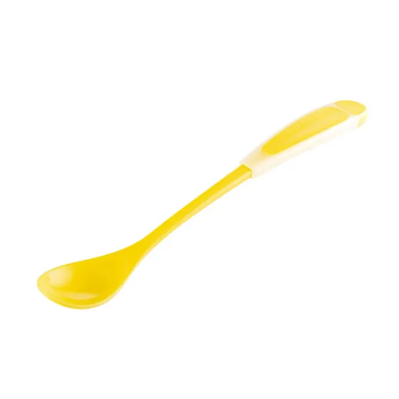 Canpol babies łyżeczka miękka z długim uchwytem yellow