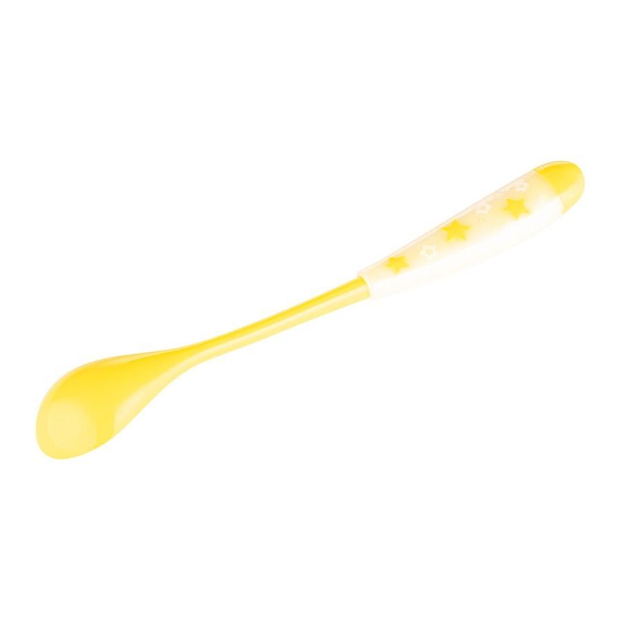 Canpol babies łyżeczka miękka z długim uchwytem yellow