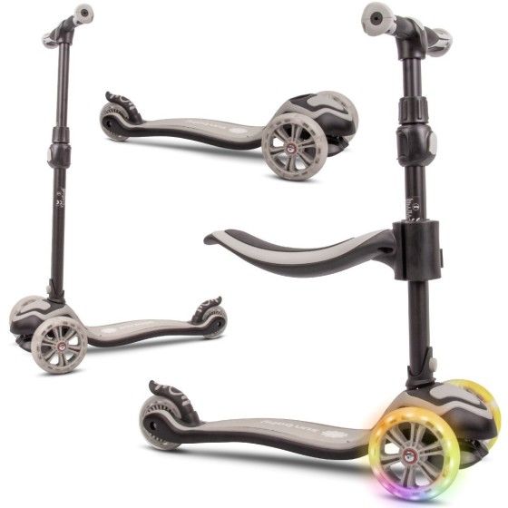 SUN BABY Vélo à roulettes skateboard flash 3 en 1 avec roues