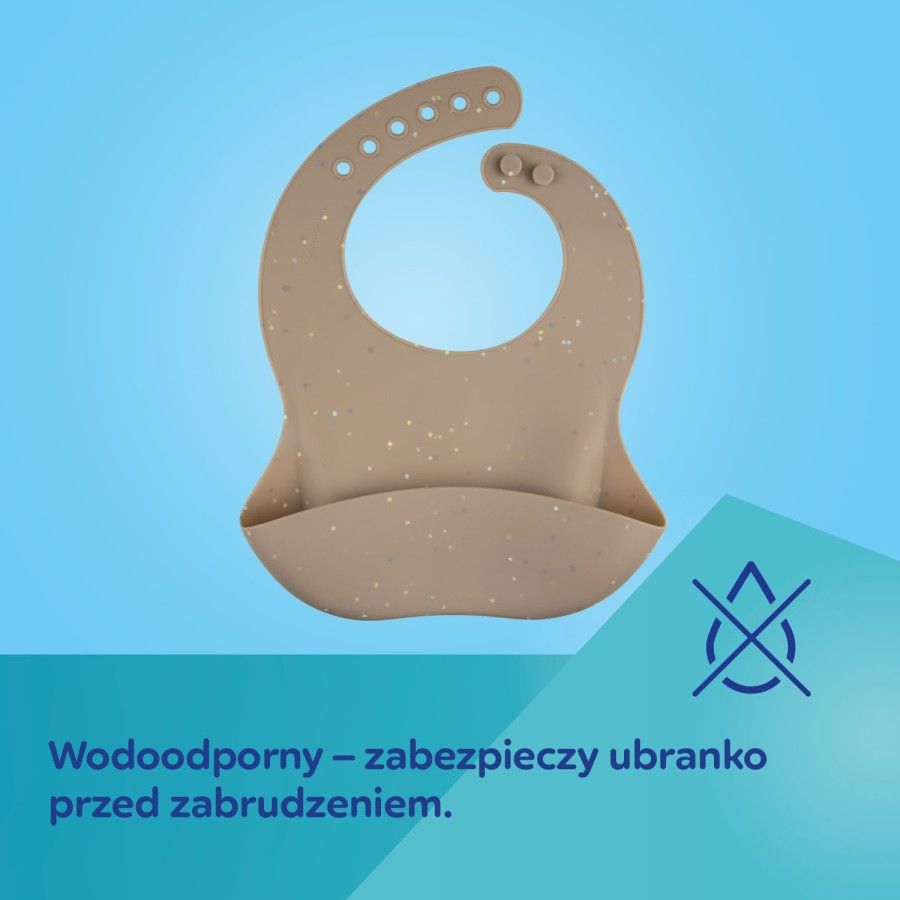 Canpol Babák szilikon bib rózsaszín rózsaszín tasakkal -