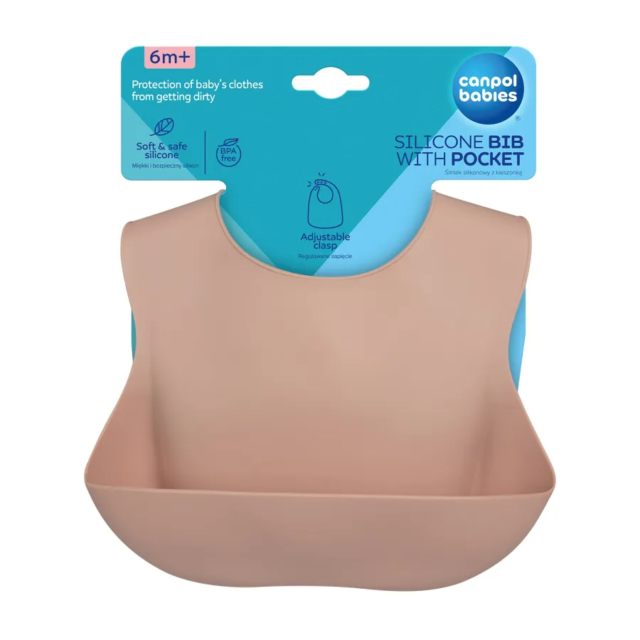 Canpol Csecsemők szilikon baba zsebbézs -