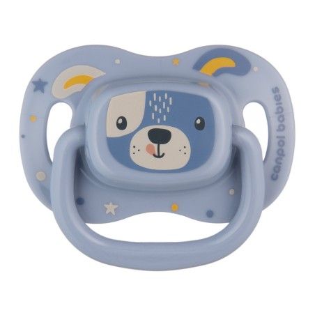 Canpol Babies Pacifier USP. Silicone 0-6m Symmetrical Cute Animals Blue
