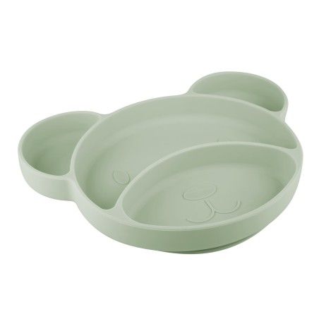 Canpol Babies Silicone Three-Baby Square with Suction cup Green