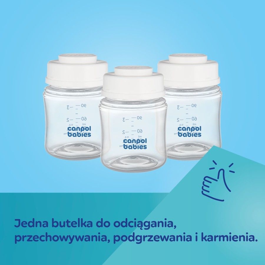 Canpol Babák 3x120ml élelmiszer palackok