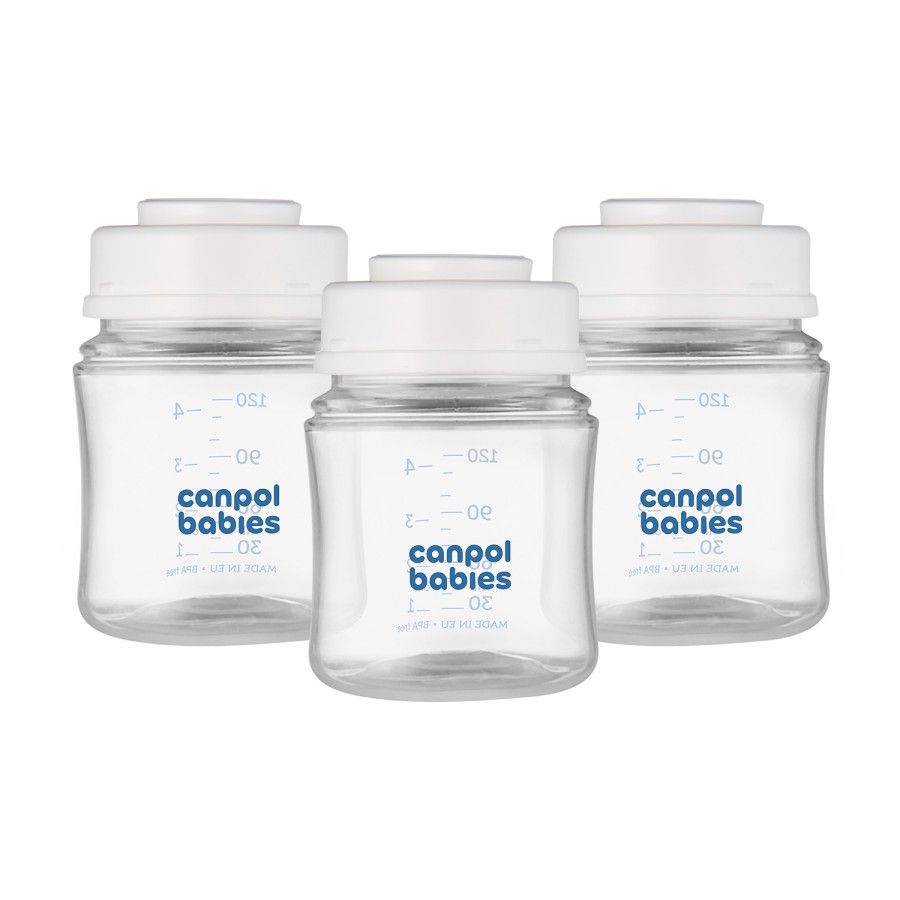 Canpol Babák 3x120ml élelmiszer palackok