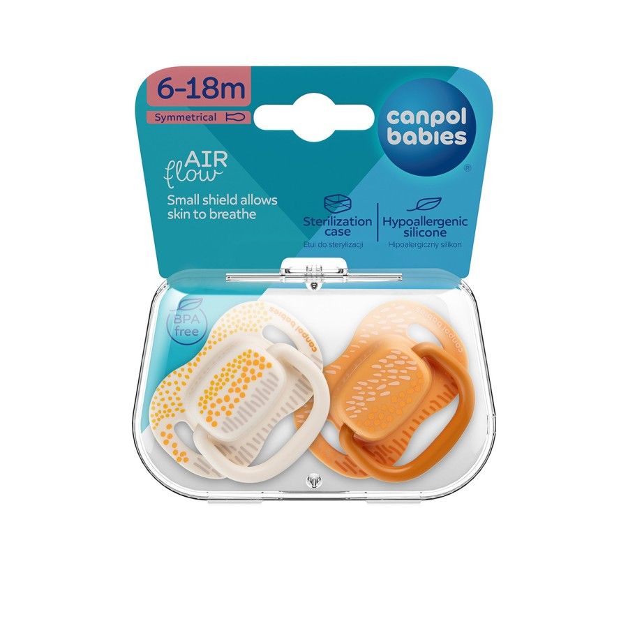 Canpol je vous en prie. il est de silicone, de 6 à 18 mètres
