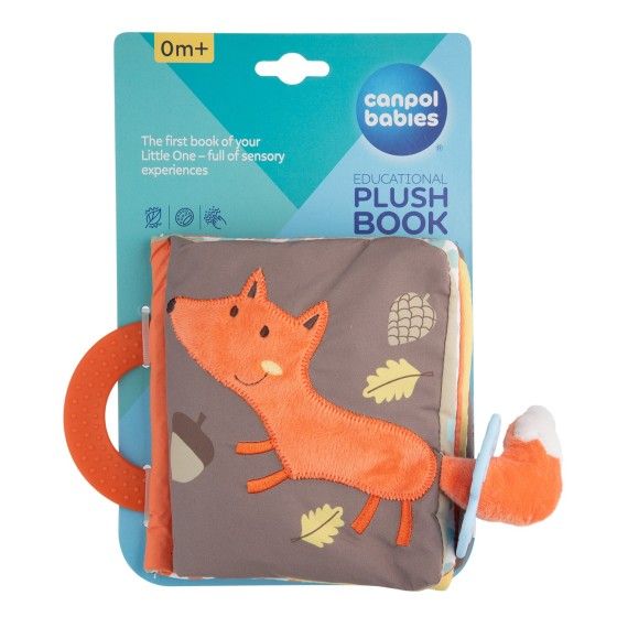 Canpol Babák plüssképző könyv Fox - 5901691880511