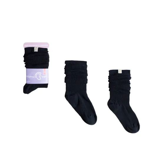 Mama lábai zokni egyensúly - fekete 7-9 év - 5904506924417