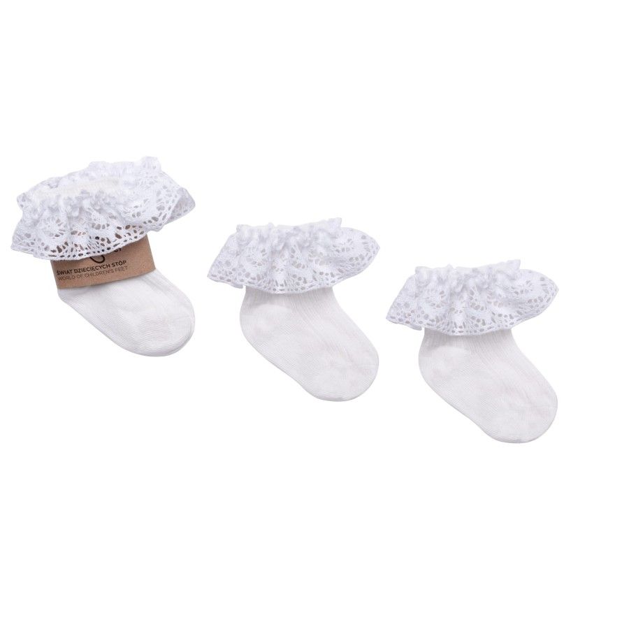 Mama's Feet Des chaussettes Vintage Love, blanches pour maman