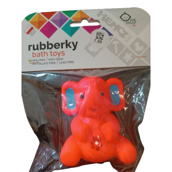 Hencz Toys Juguete de baño Elefante Rojo 0+ - 5907784465023