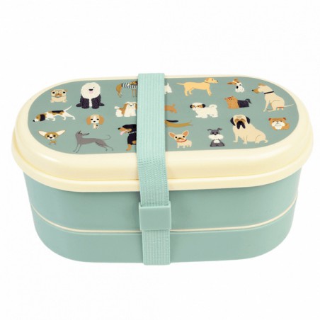 Rex London Lunchbox Bento mit Stückchen, Hunde