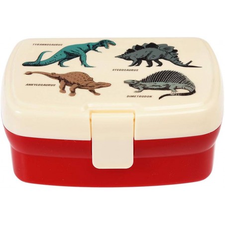 Rex London Lunchbox mit abnehmbarem Teller, Dinosaurier