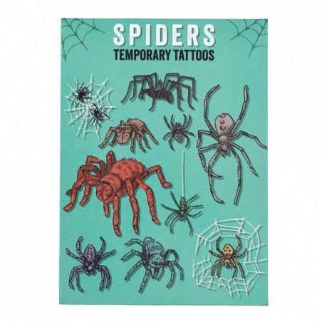 Rex London Umývanie tetovanie pre deti - Tattoo Studio pre deti 3+ Spiders