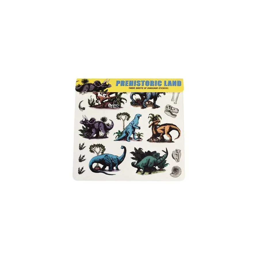 Rex London Gyermek matricák 3 lap, dinoszauruszok -