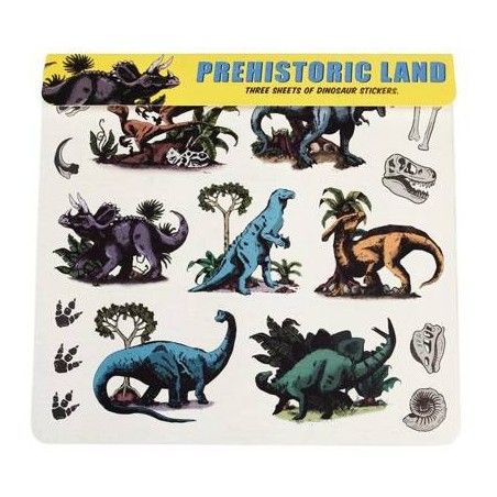 Rex London Stickers voor kinderen 3 vellen, dinosaurussen