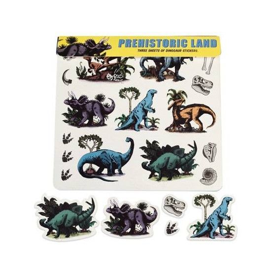 Rex London naklejki dla dzieci 3 arkusze, Dinozaury
