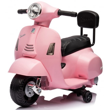 Sun Baby Rider für Kinder Scooter Vespa auf Akku mit Rosepulver