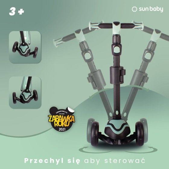 Sun Baby Robogó a gyerekeknek 3in-Balans Balance Flash 3in1