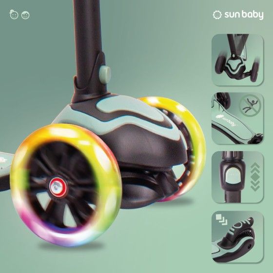 Sun Baby Robogó a gyerekeknek 3in-Balans Balance Flash 3in1