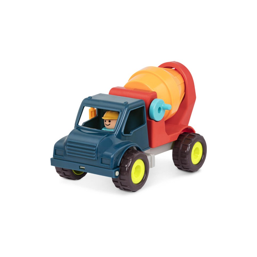 B.Toys Happy Cruisers – Cement Truck – betoniarka z figurką