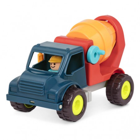 B.Toys Happy Cruisers – Cement Truck – betoniarka z figurką kierowcy