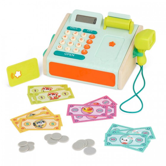 B.Toys Mini Cashier Playset – KASA FISKALNA ze skanerem i