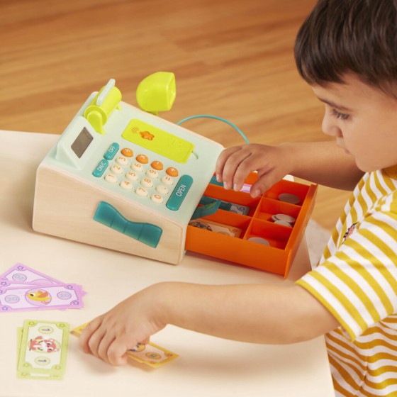 B.Toys Mini Cashier Playset – KASA FISKALNA ze skanerem i