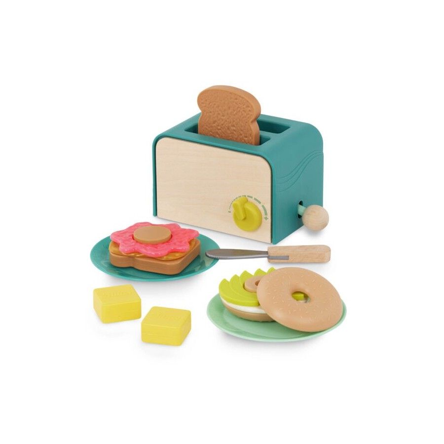 B.Toys Mini Chef – Breakfast Playset – Toaster und