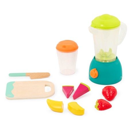 B.Toys Mini Chef - Fruity Smoothie Playset - Blender with fruit and accessories