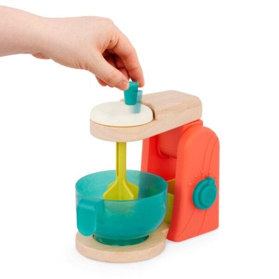 B.Toys Міні-кухар - Mix & Bake Playset - драўляны змяшальнік з