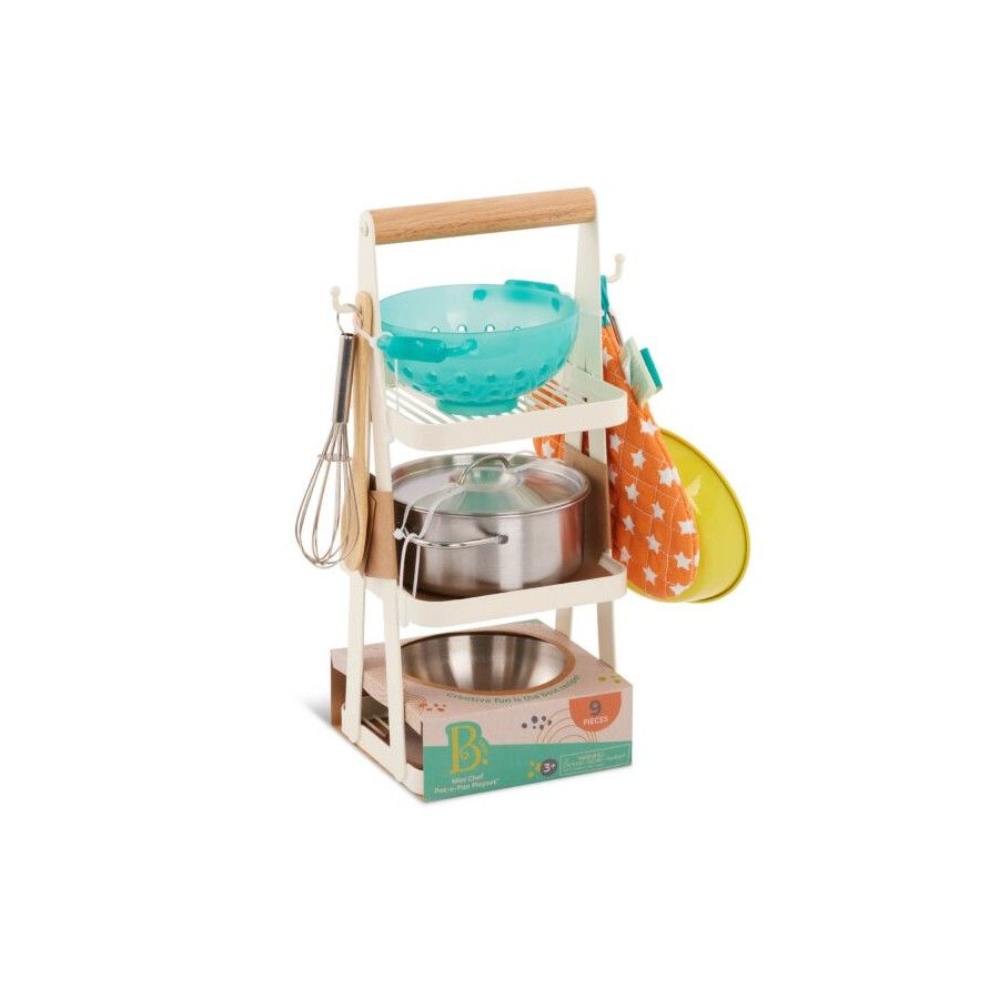 B.Toys Mini Chef Pot Pot-n-Pan Playset – ein Set realistischer