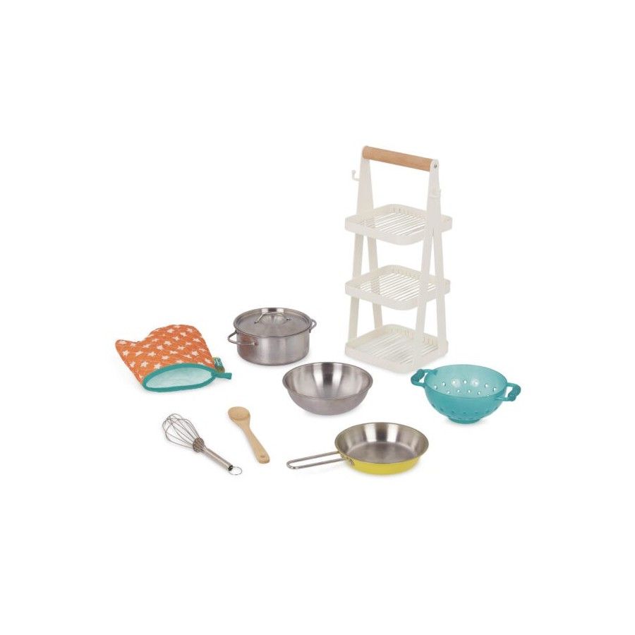 B.Toys Mini Chef Pot Pot-n-Pan Playset – ein Set realistischer
