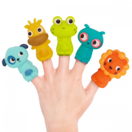 B.Toys Finger Puppet Pets – pacynki na palce – zestaw 10 sztuk