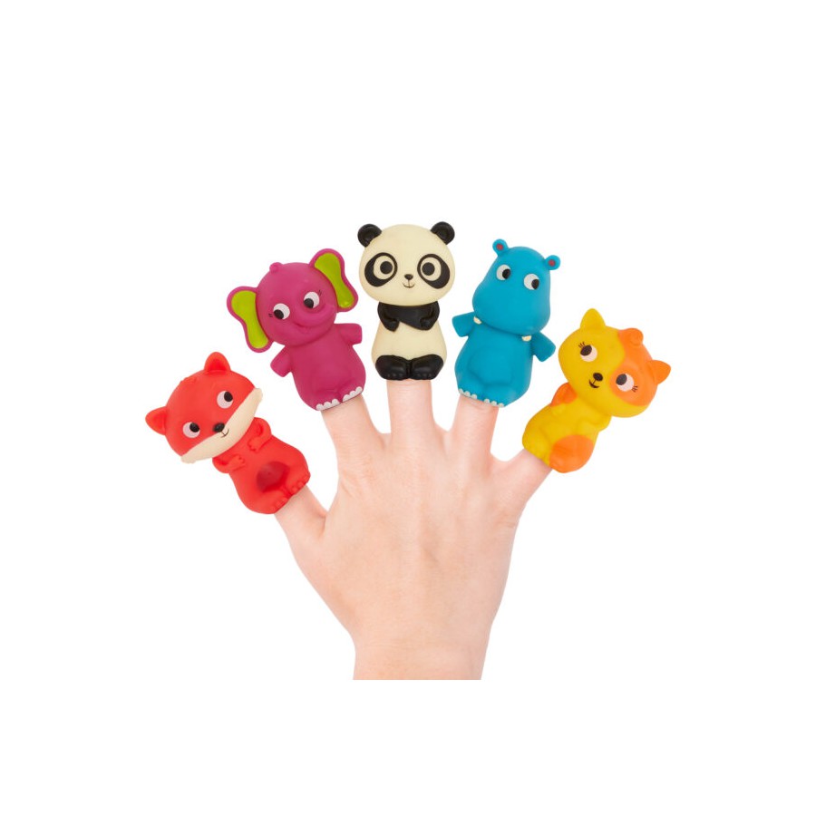 B.Toys Finger Puppet Pets – pacynki na palce – zestaw 10 sztuk