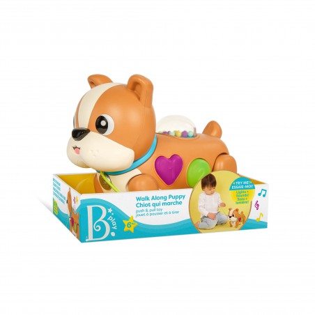 B.Toys Walk Along Puppy – INTERAKTYWNY piesek z RUCHOMYMI ŁAPKAMI